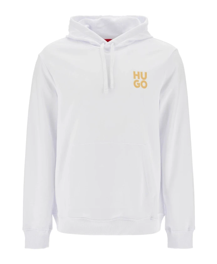 

Толстовка из матового хлопка с логотипом Hugo Boss, белый