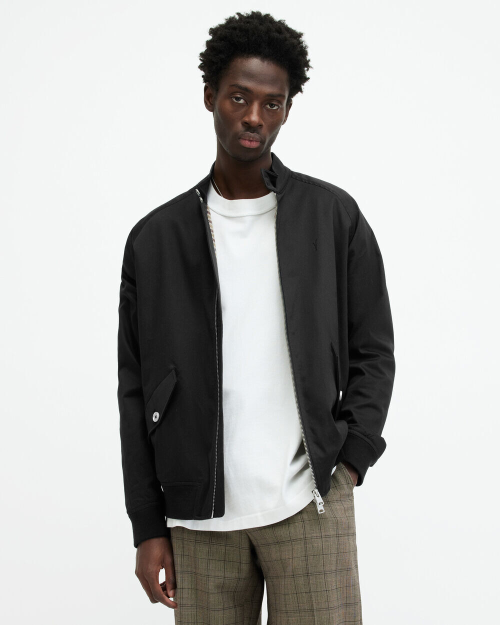 

Куртка Stowe Ramskull с вышивкой AllSaints, черный