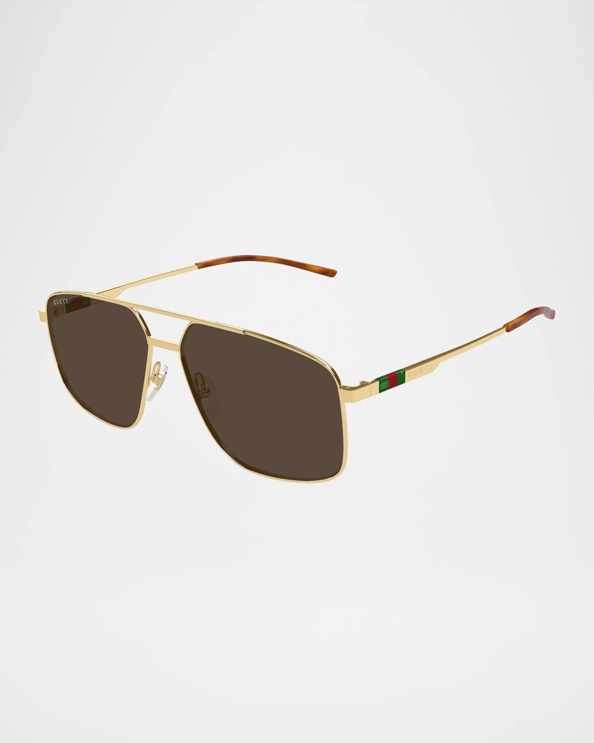 

Мужские солнцезащитные очки-авиаторы в металлическом корпусе GG1676SM Gucci, цвет Shiny Endura Gold