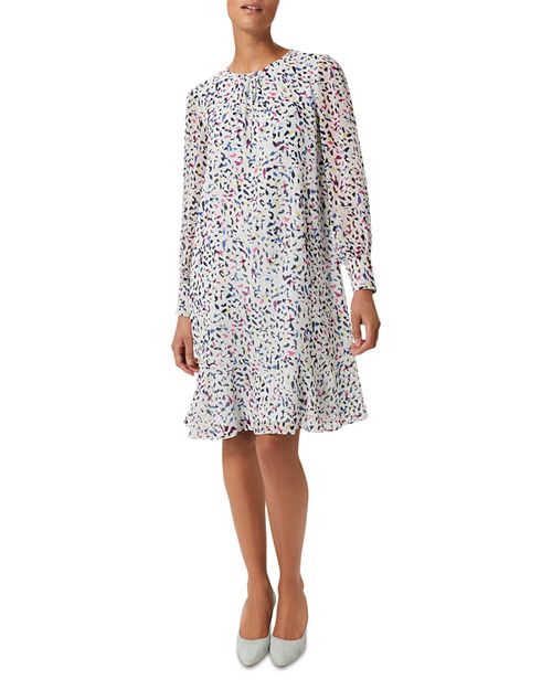 Платье Frances Confetti с длинными рукавами HOBBS LONDON, цвет Multi