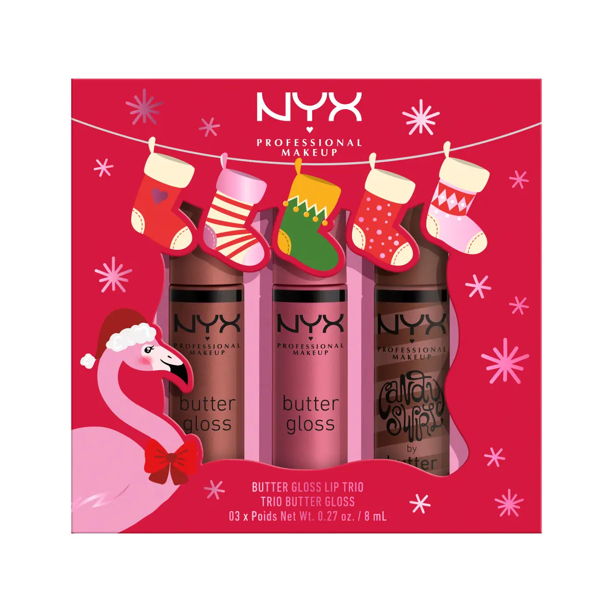 

Набор: жидкая помада Nyx Professional Makeup, 3x8 мл