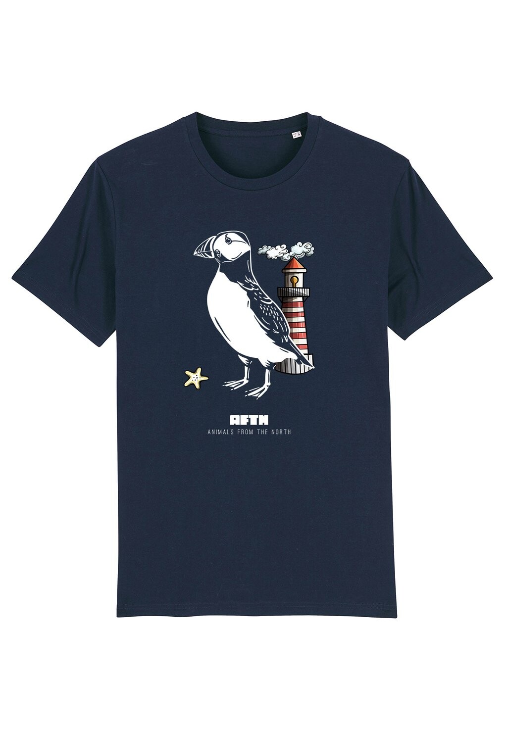 

Футболка с принтом [#AFTN] PAPAGEIENTAUCHER Watapparel, цвет french navy