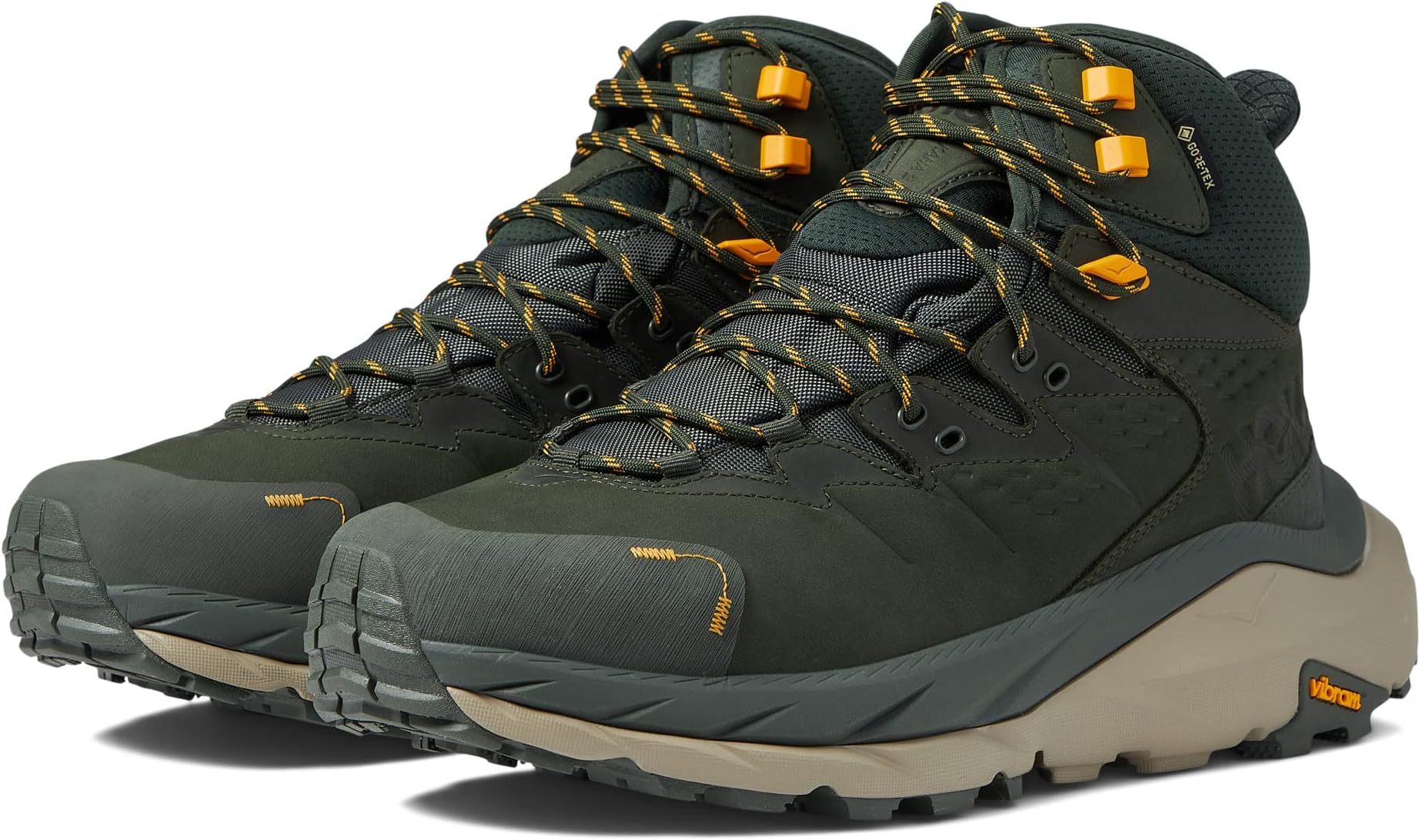 Обувь для скалолазания Kaha 2 GORE-TEX Hoka, цвет Duffel Bag/Radiant Yellow