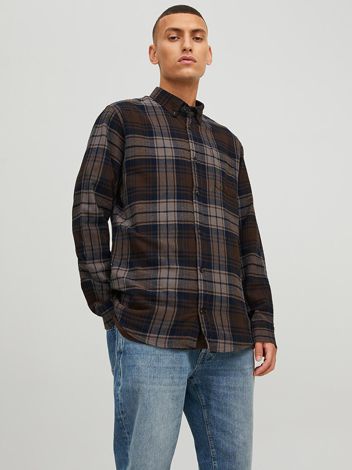 

Рубашка Jack & Jones Classic Slim fit, светло коричневый