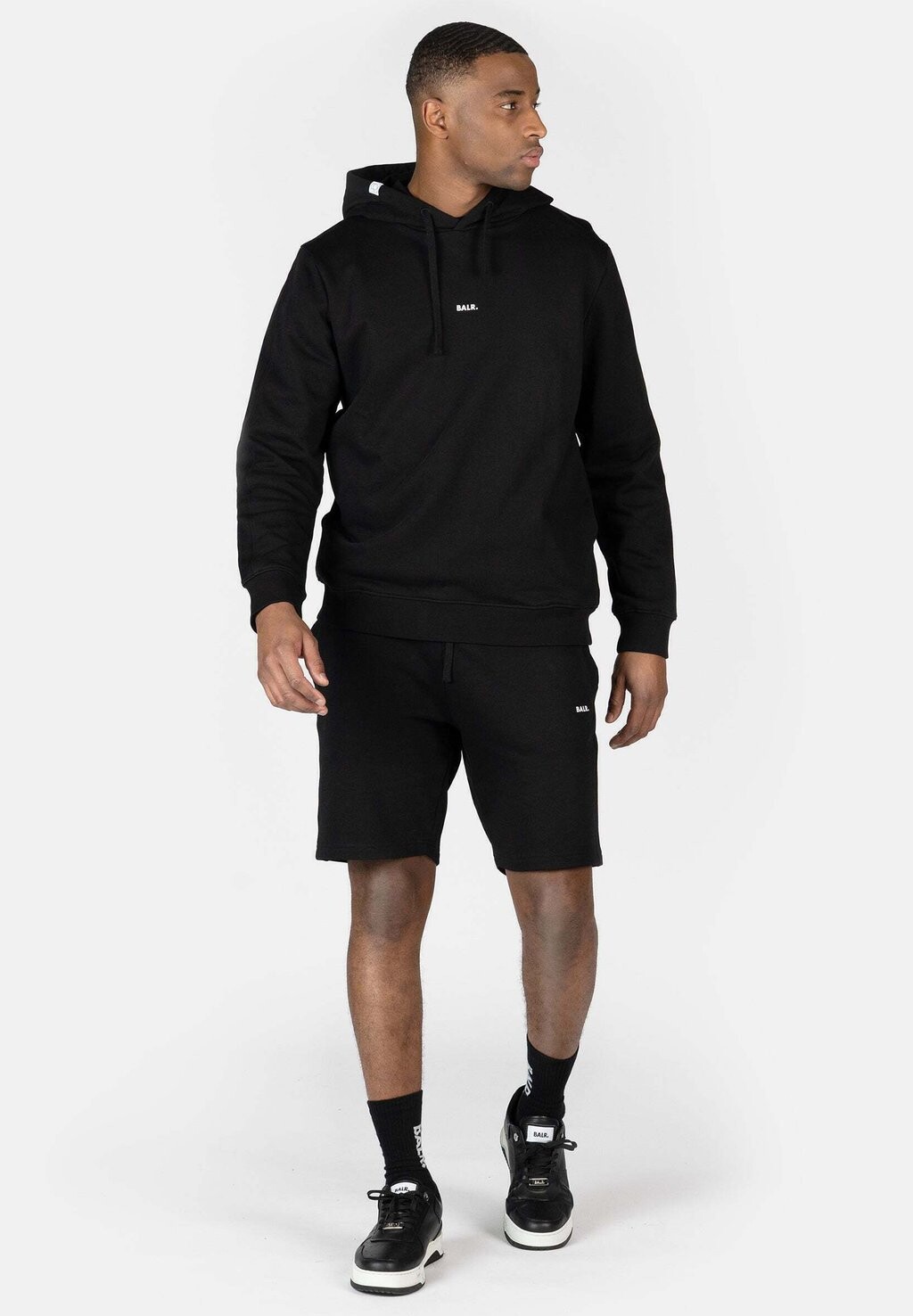 

Толстовка с капюшоном REGULAR FIT BALR., черный