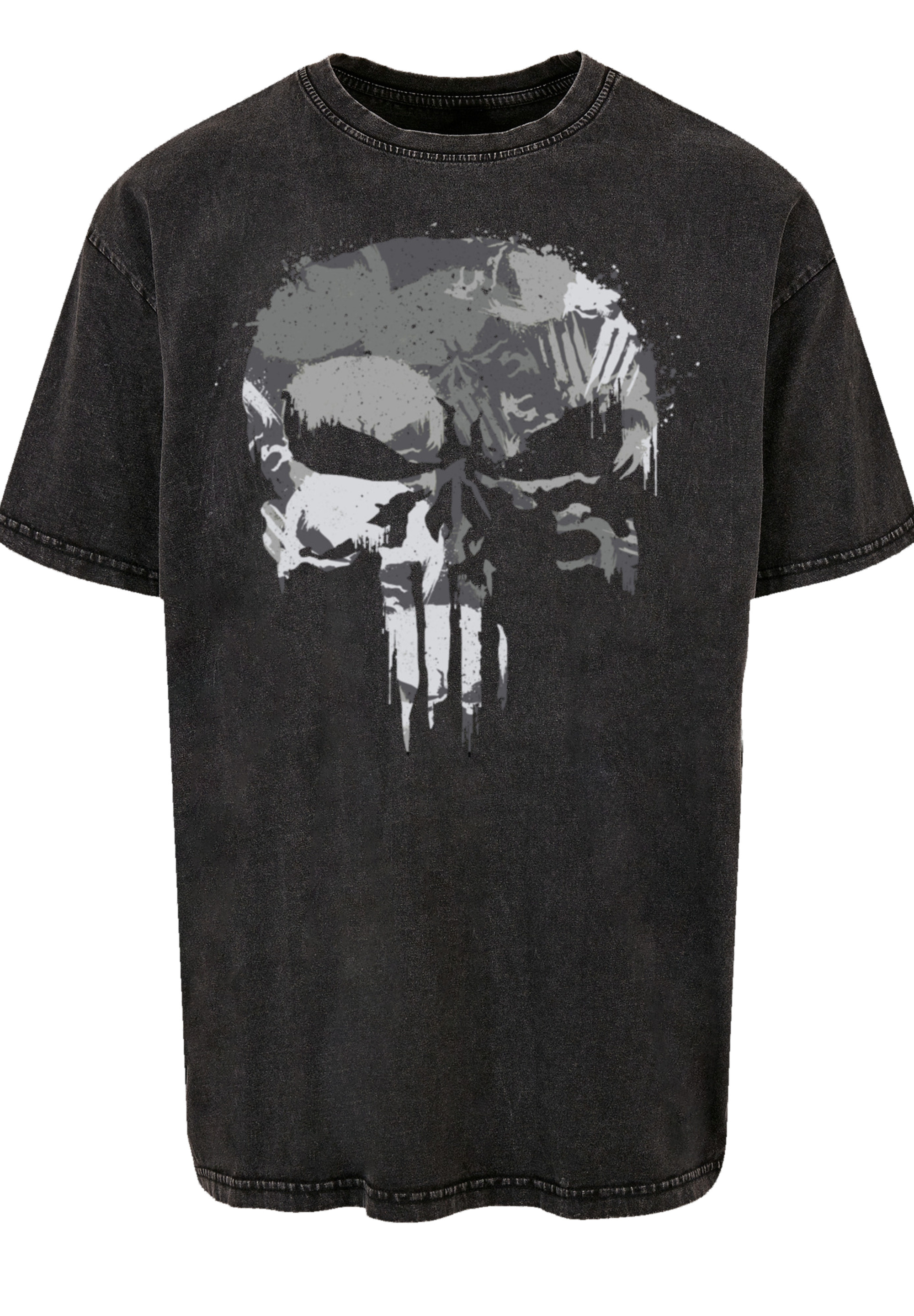 Футболка F4NT4STIC Marvel Punisher Skull, черный кардхолдер marvel punisher skull