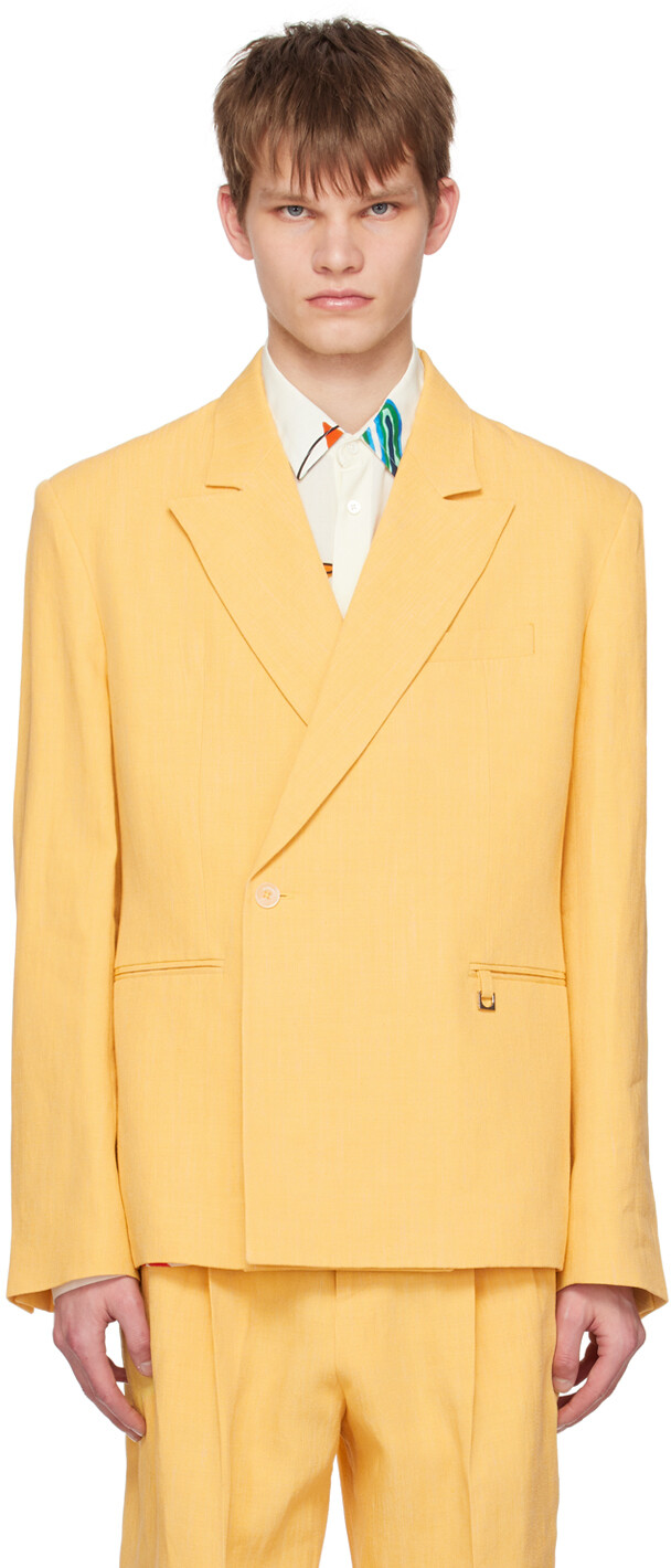 

Желтый пиджак Le Raphia 'La Veste Madeiro' Jacquemus