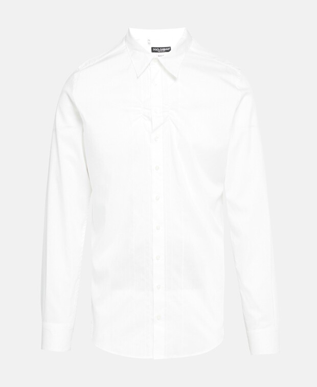 

Рубашка с длинными рукавами – стандартный крой Dolce & Gabbana, белый