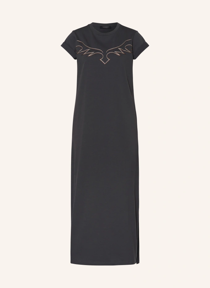 

Платье из трикотажа randal anna Allsaints, черный