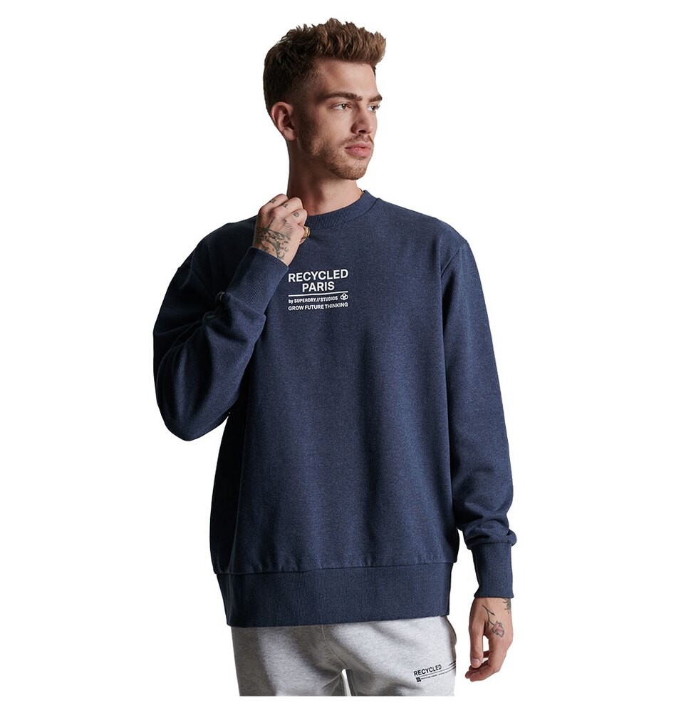 

Толстовка Superdry Studios Rcycl City, синий