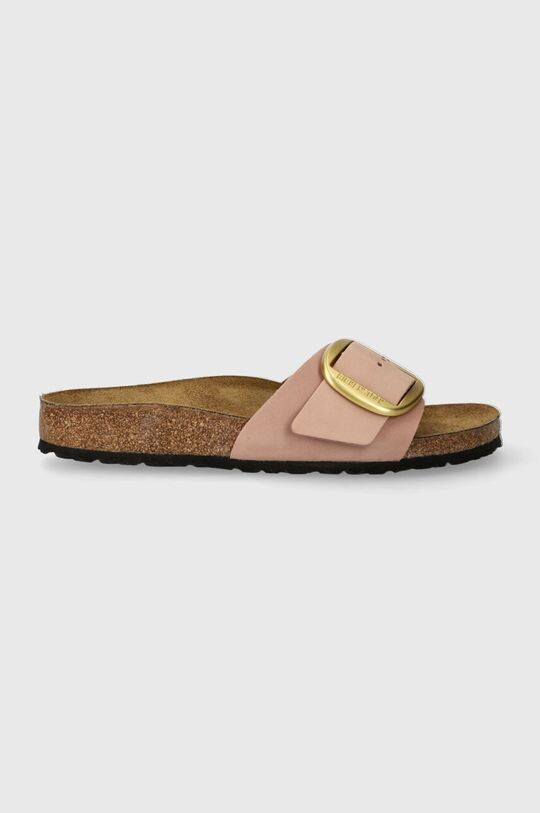

Туфли Madrid из нубука с большой пряжкой Birkenstock, розовый