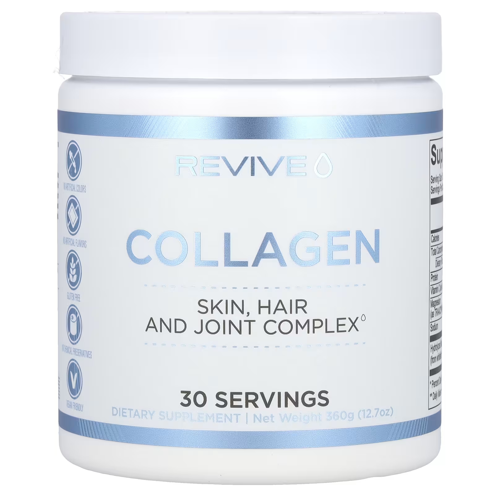 Пищевая добавка Revive Collagen, 1360 г пищевая добавка everydaze essential collagen solution jelly stick персик 10 стиков по 20 г