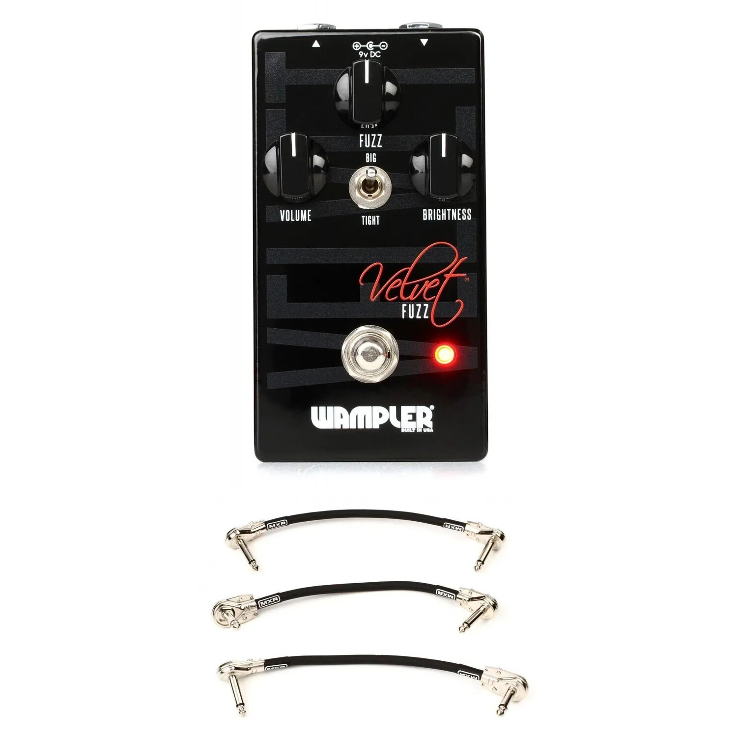 

Педаль Wampler Velvet Fuzz с комплектом из 3 патч-кабелей