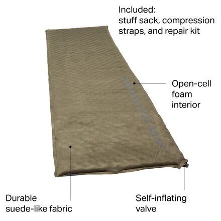 Воздушная подушка серии Comfort ALPS Mountaineering, зеленый подушка homium подушка надувная travel comfort дорожная
