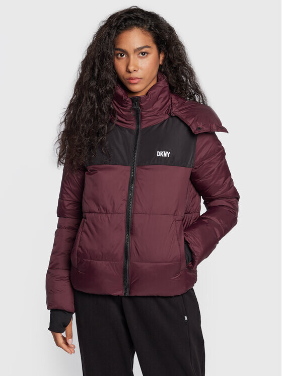 

Пуховик стандартного кроя Dkny Sport, фиолетовый