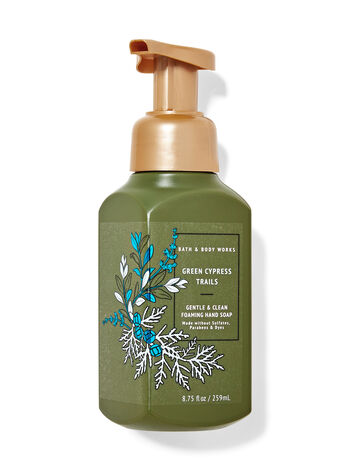 

Нежное пенящееся мыло для рук Green Cypress Trails, 8.75 fl oz / 259 mL, Bath and Body Works