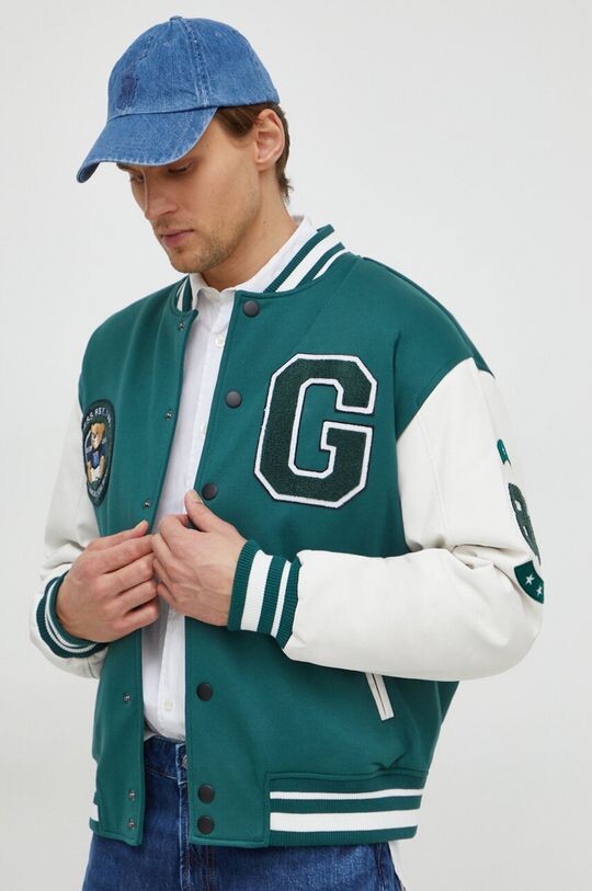 

Куртка бомбер Guess, зеленый