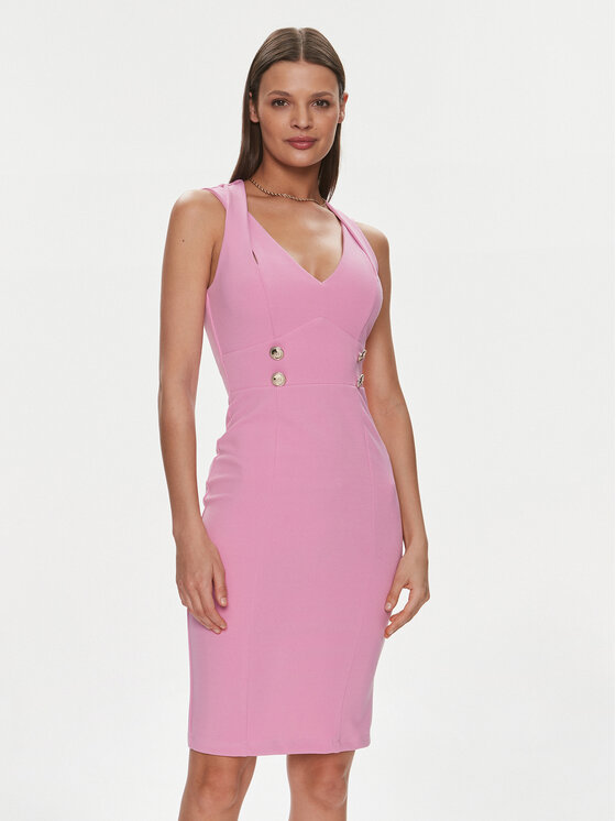 цена Коктейльное платье стандартного кроя Rinascimento, розовый