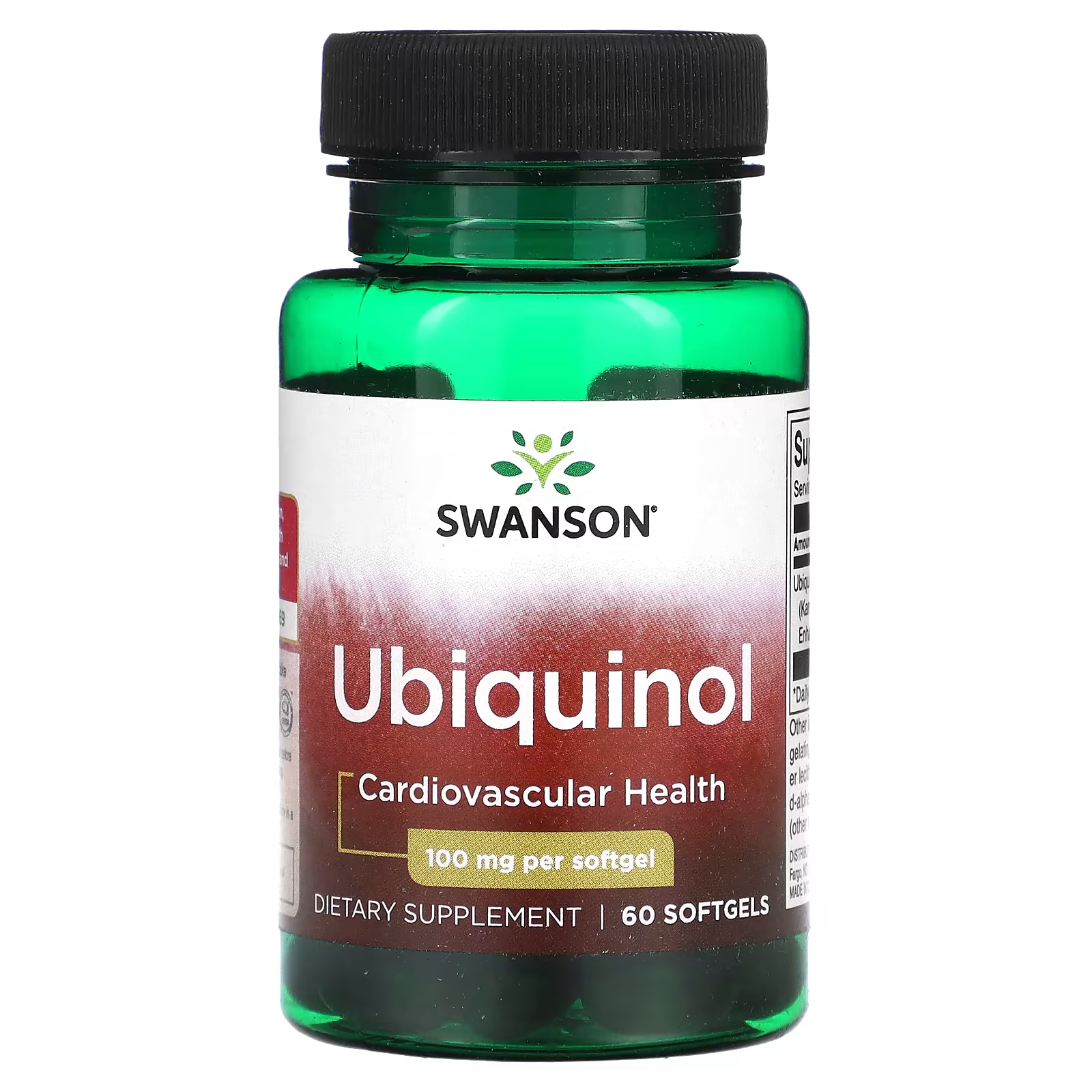 Убихинол Swanson 100 мг, 60 мягких таблеток витамин е swanson 180 мг 60 мягких таблеток