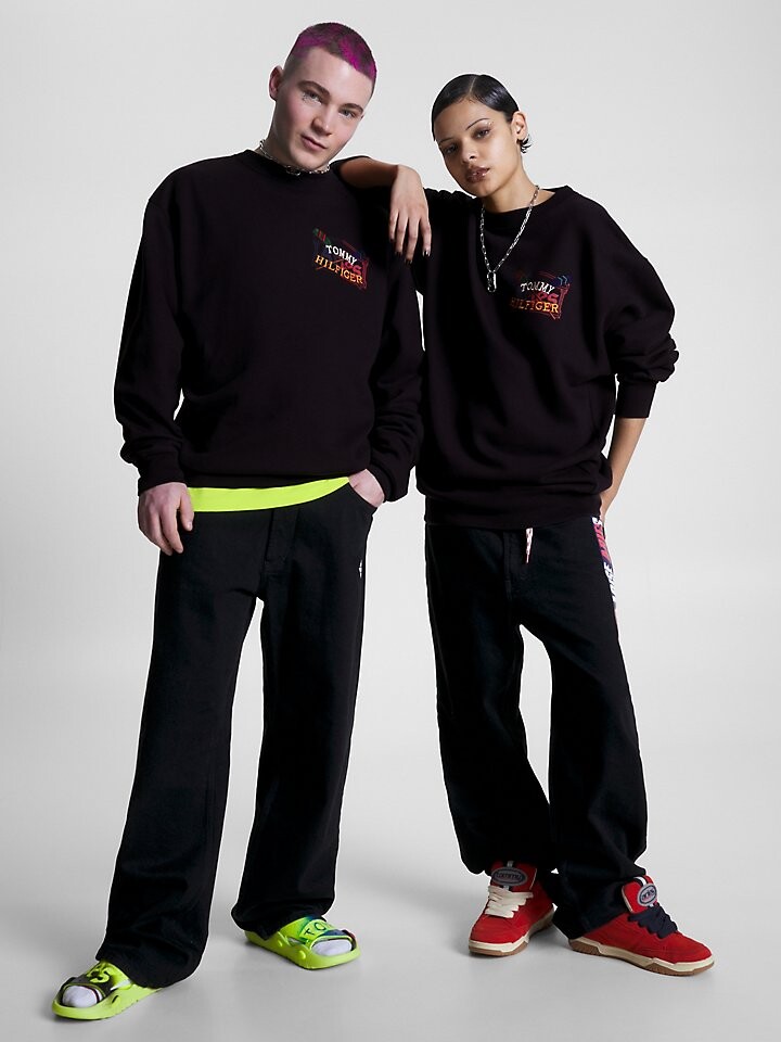 

TOMMY X ARIES Толстовка с логотипом Oar Tommy Jeans