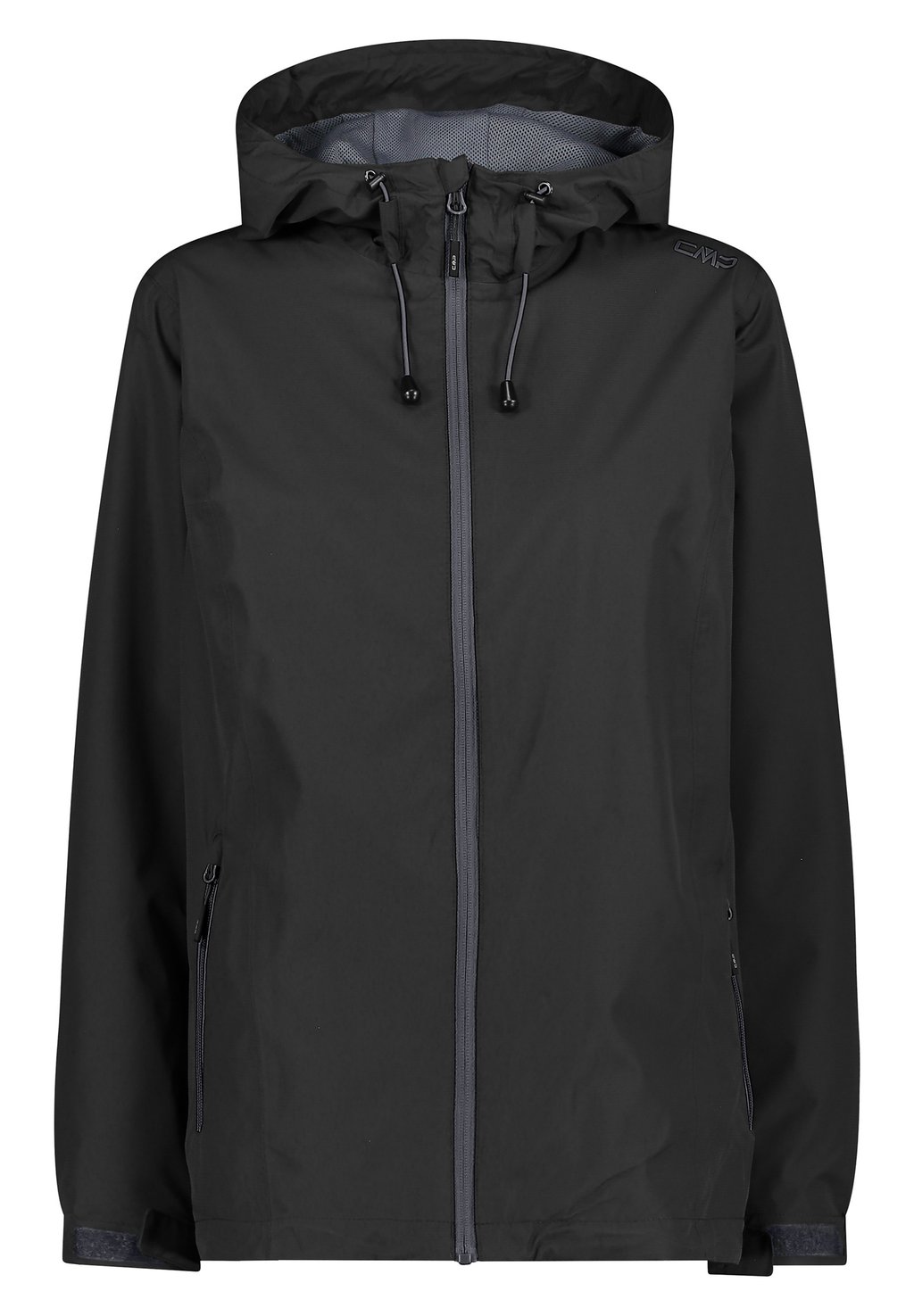 Дождевик/водоотталкивающая куртка WOMAN JACKET FIX HOOD CMP, цвет nero дождевик водоотталкивающая куртка mlnell solid 3in1 jacket mamalicious цвет vetiver