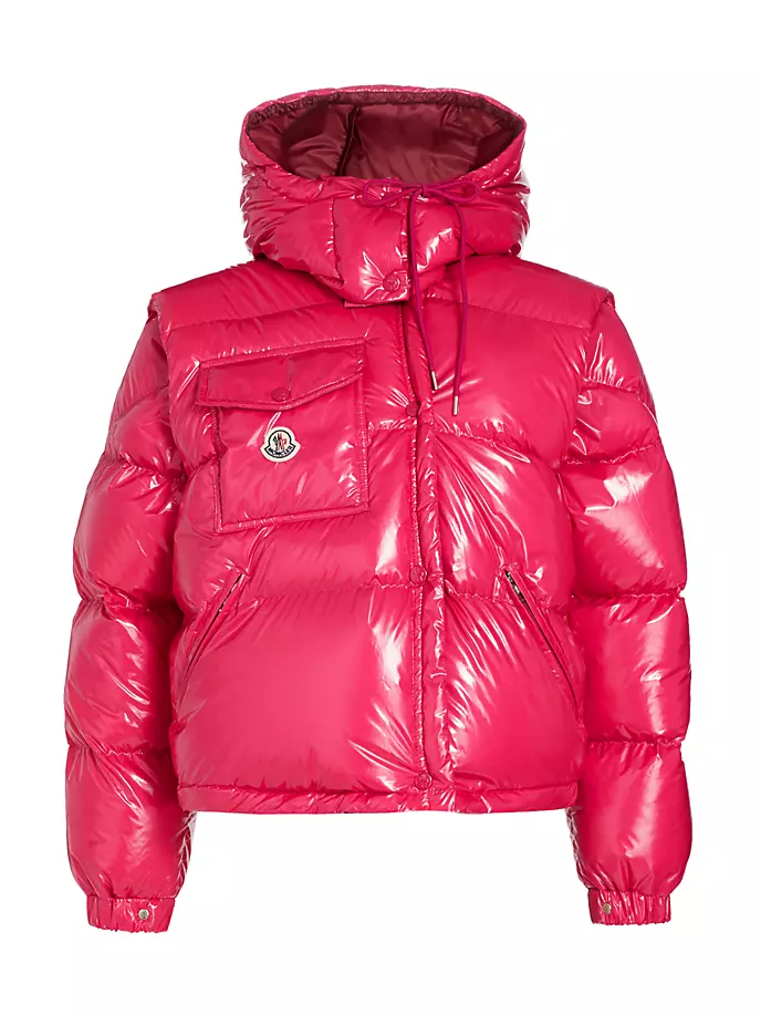 цена Пуховик Moncler Karakorum Ripstop Moncler, розовый