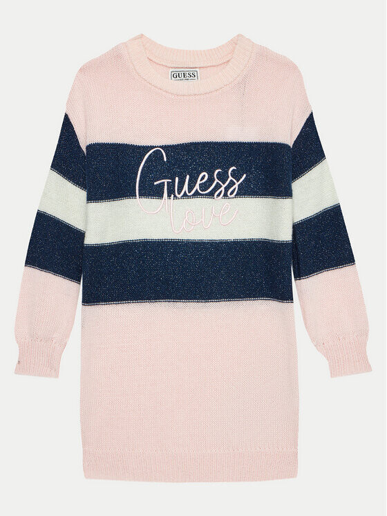 

Платье на каждый день стандартного кроя Guess, розовый