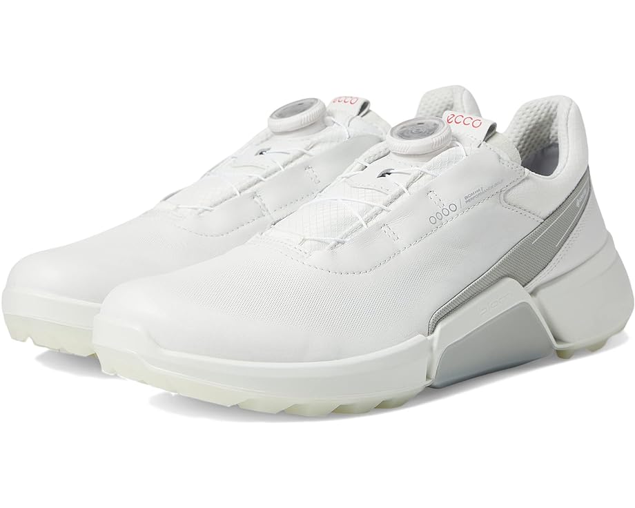 Кроссовки ECCO Golf Biom H4 Boa GORE-TEX Waterproof Golf Hybrid Golf Shoes, цвет White/Concrete Steer Steer Leather/Synthetic