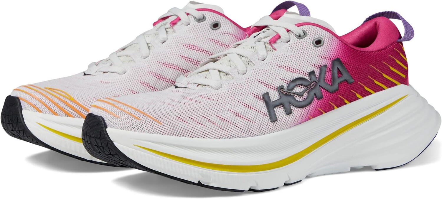 

Кроссовки Bondi X Hoka, цвет Blanc De Blanc/Pink Yarrow
