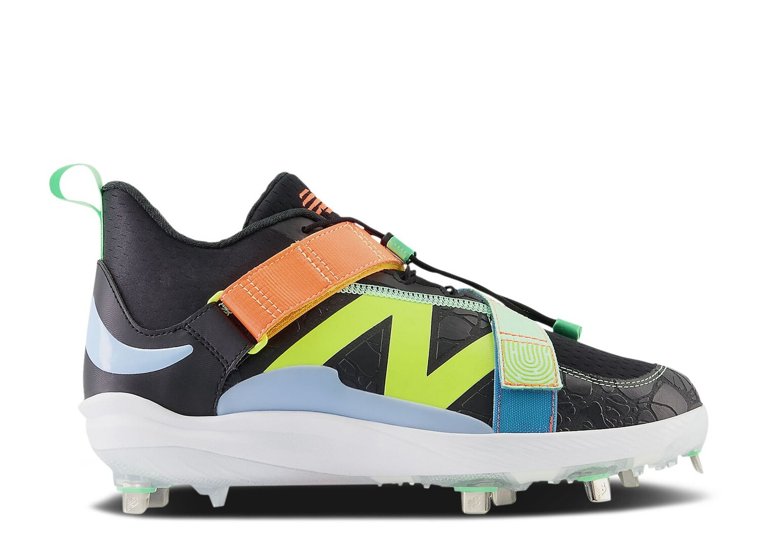 

Кроссовки New Balance Lindor 2 2E Wide 'Black Neon Dragonfly', черный, Черный;серый