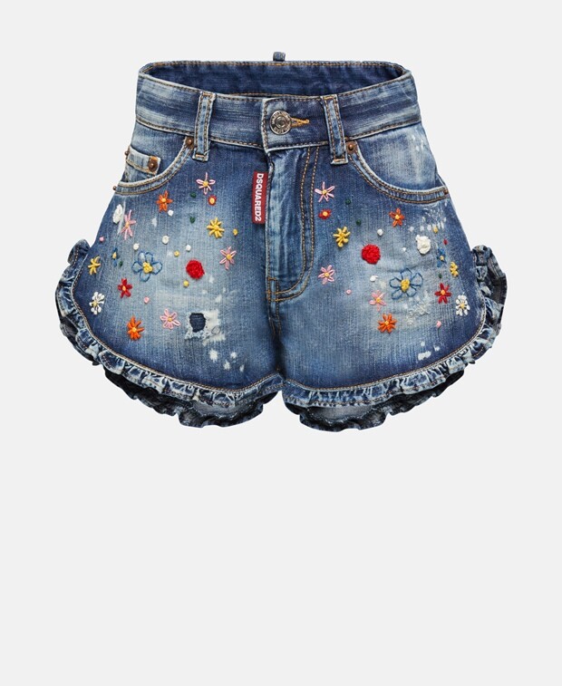 

Джинсовые шорты Dsquared2, индиго