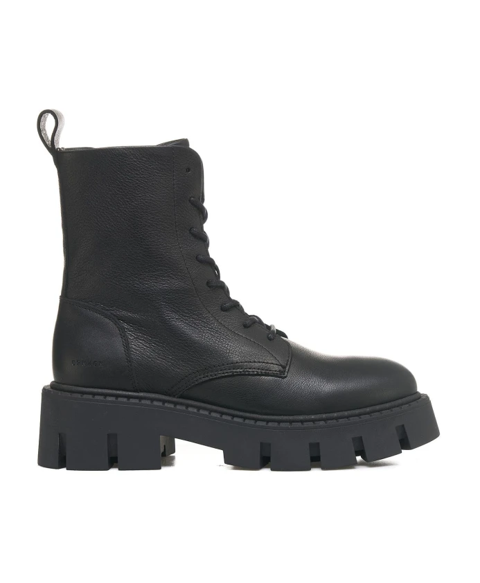 

Кожаные армейские ботинки на молнии Copenhagen Shoes, черный