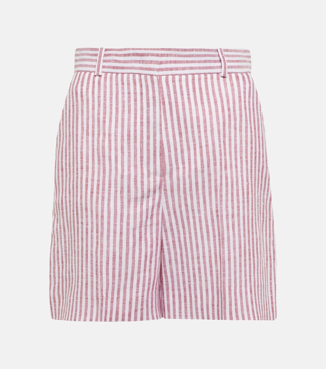 

Льняные шорты-бермуды Emil Miami LORO PIANA, красный