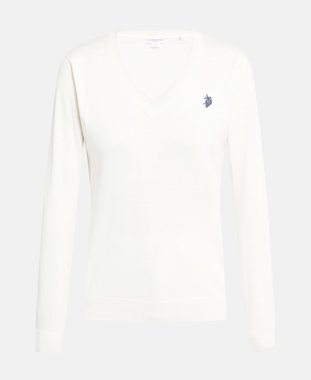 

Джемпер с длинными рукавами U.S. Polo Assn., цвет Wool White