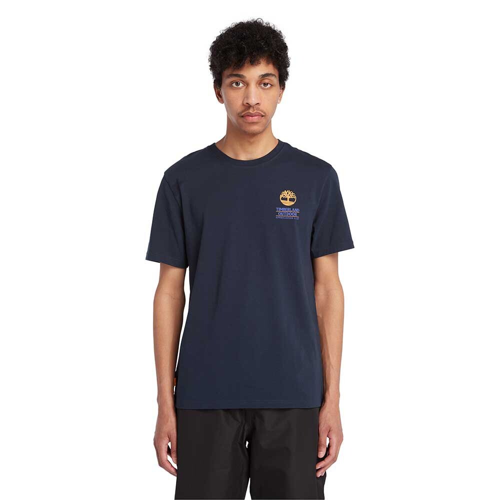 

Футболка Timberland Regenerative Organic Cotton Outdoor Graphic, синий
