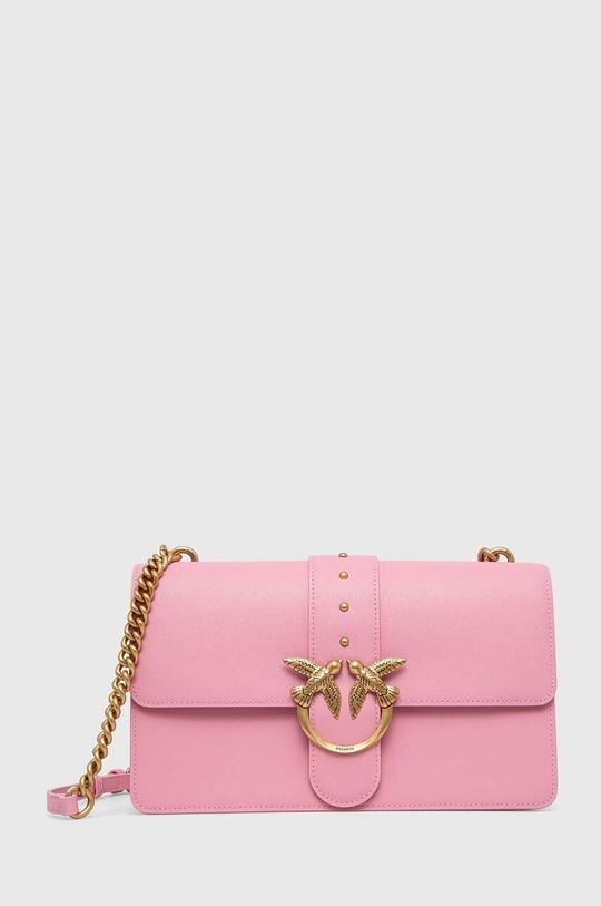 

Кожаная сумочка Pinko, розовый
