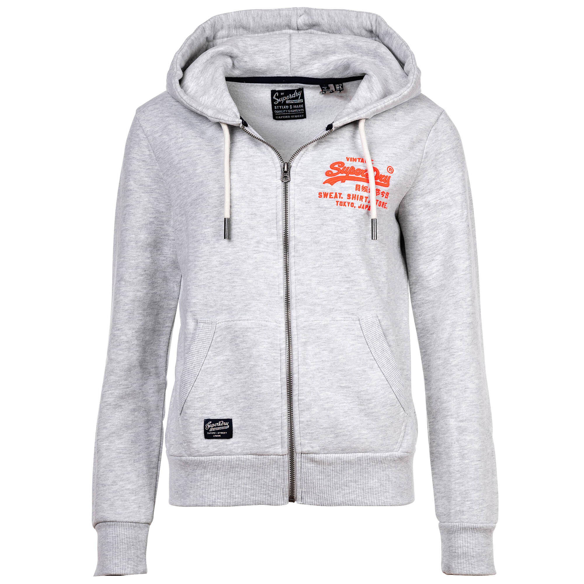 

Толстовка Superdry Sweatjacke, серый