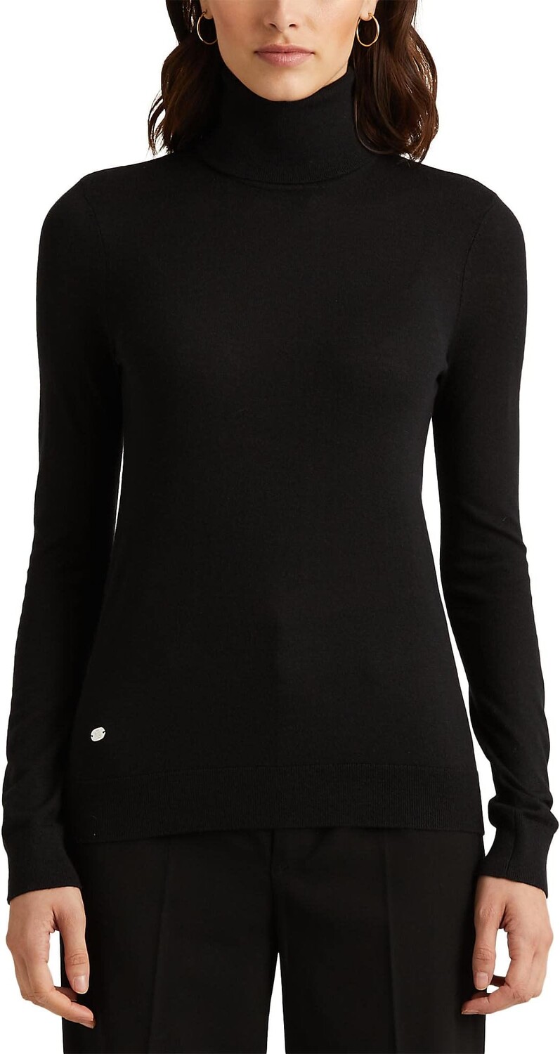 

Свитер LAUREN Ralph Lauren Petite Turtleneck Sweater, цвет Polo Black