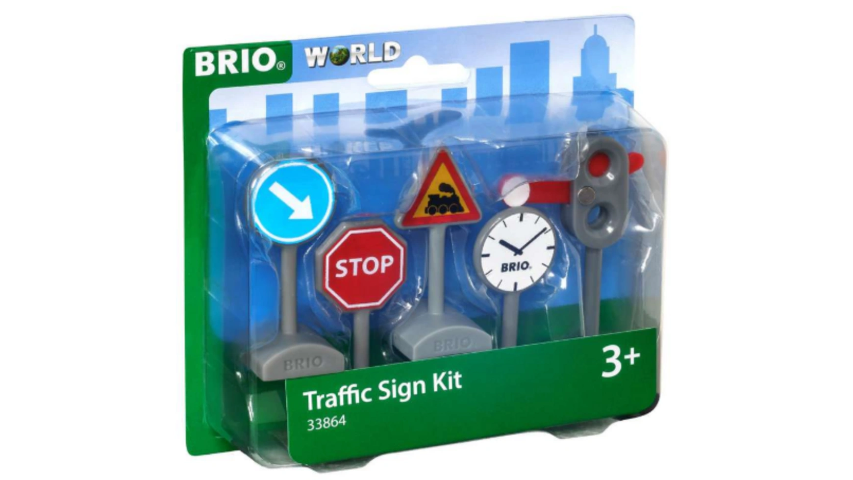 Brio Bahn Набор дорожных знаков ролевые игры форма набор светофор с дорожными знаками 14 знаков
