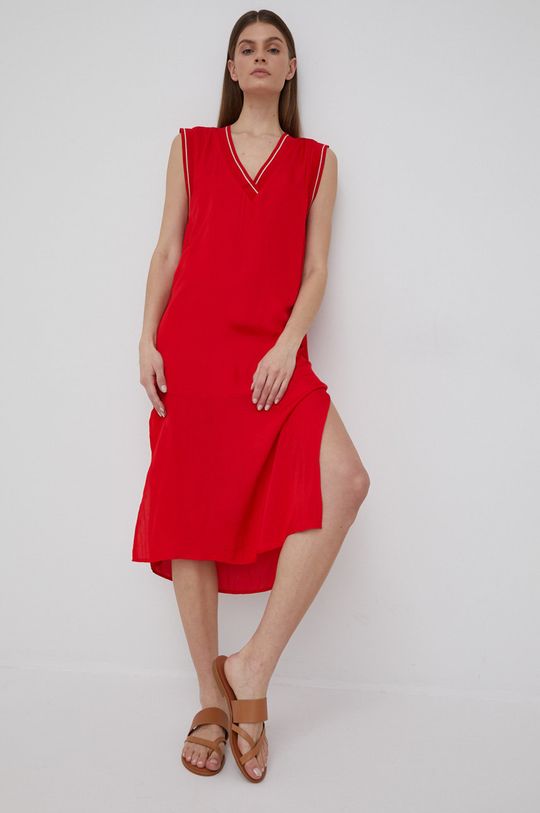 Платье Матильда Pepe Jeans, красный длинное платье студийного красного цвета pepe jeans