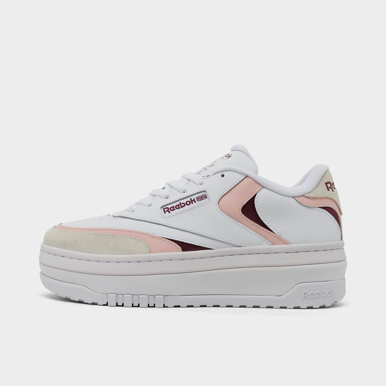 

Женские повседневные кроссовки Reebok Club C на дополнительной платформе, белый
