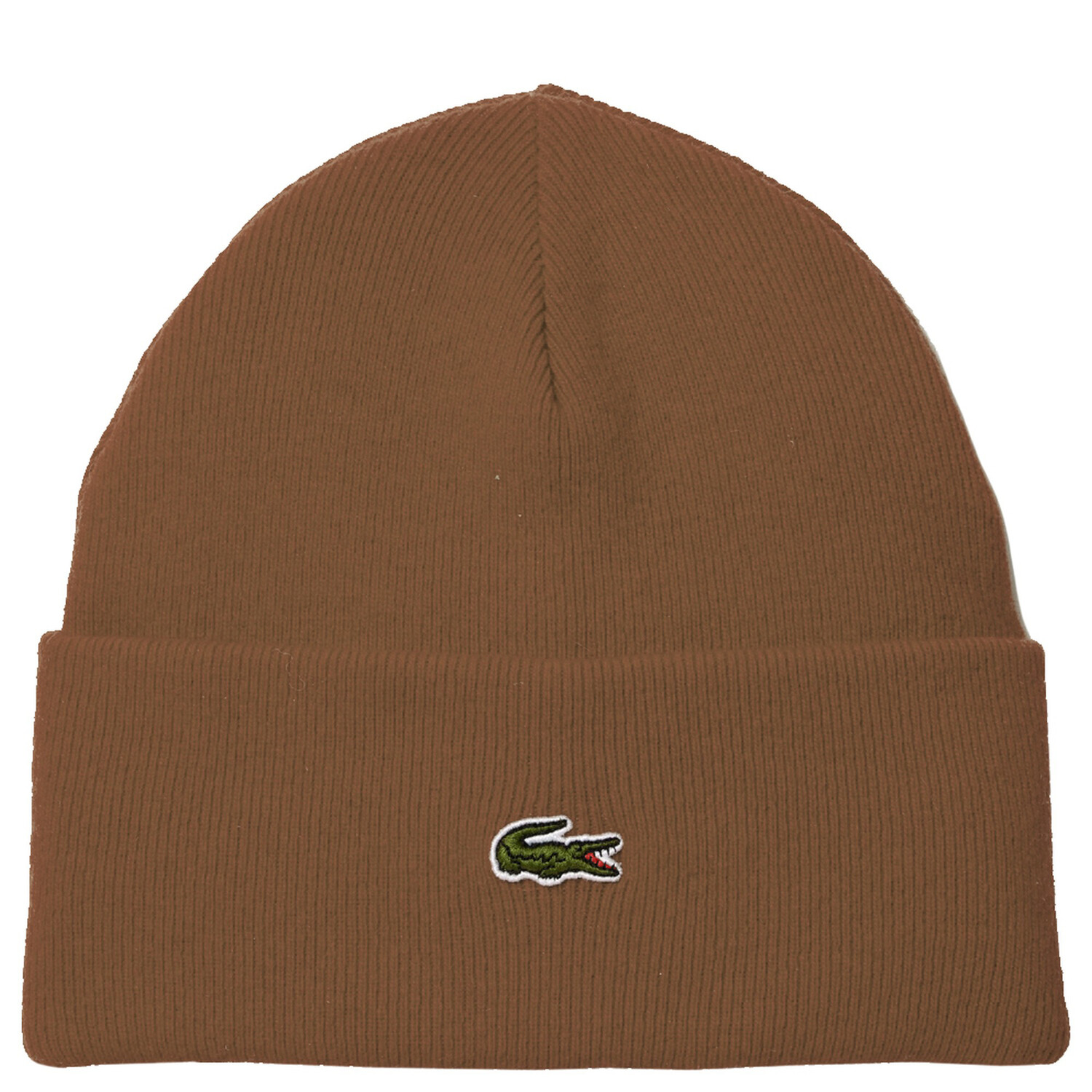 

Кепка Lacoste Unisex Wool Beanie, коричневый