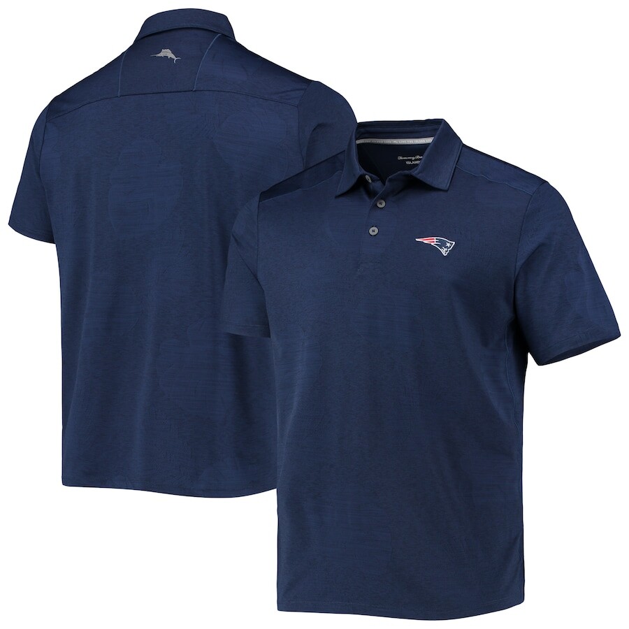 

Поло с коротким рукавом Tommy Bahama New England Patriots, нави