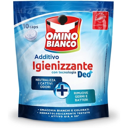 Bonhomme Blanc Idrocaps Очищающее гипоаллергенное средство 10 капсул 200 г, Omino Bianco