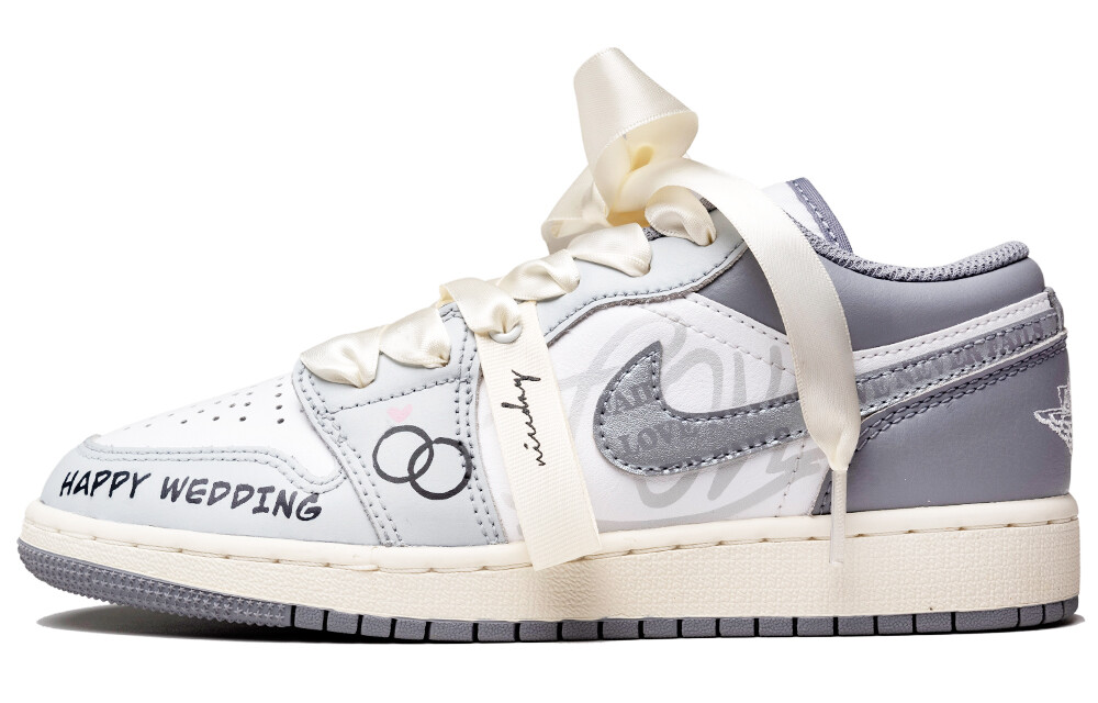 

Jordan Air Jordan 1 винтажные баскетбольные кроссовки женские, Light Gray
