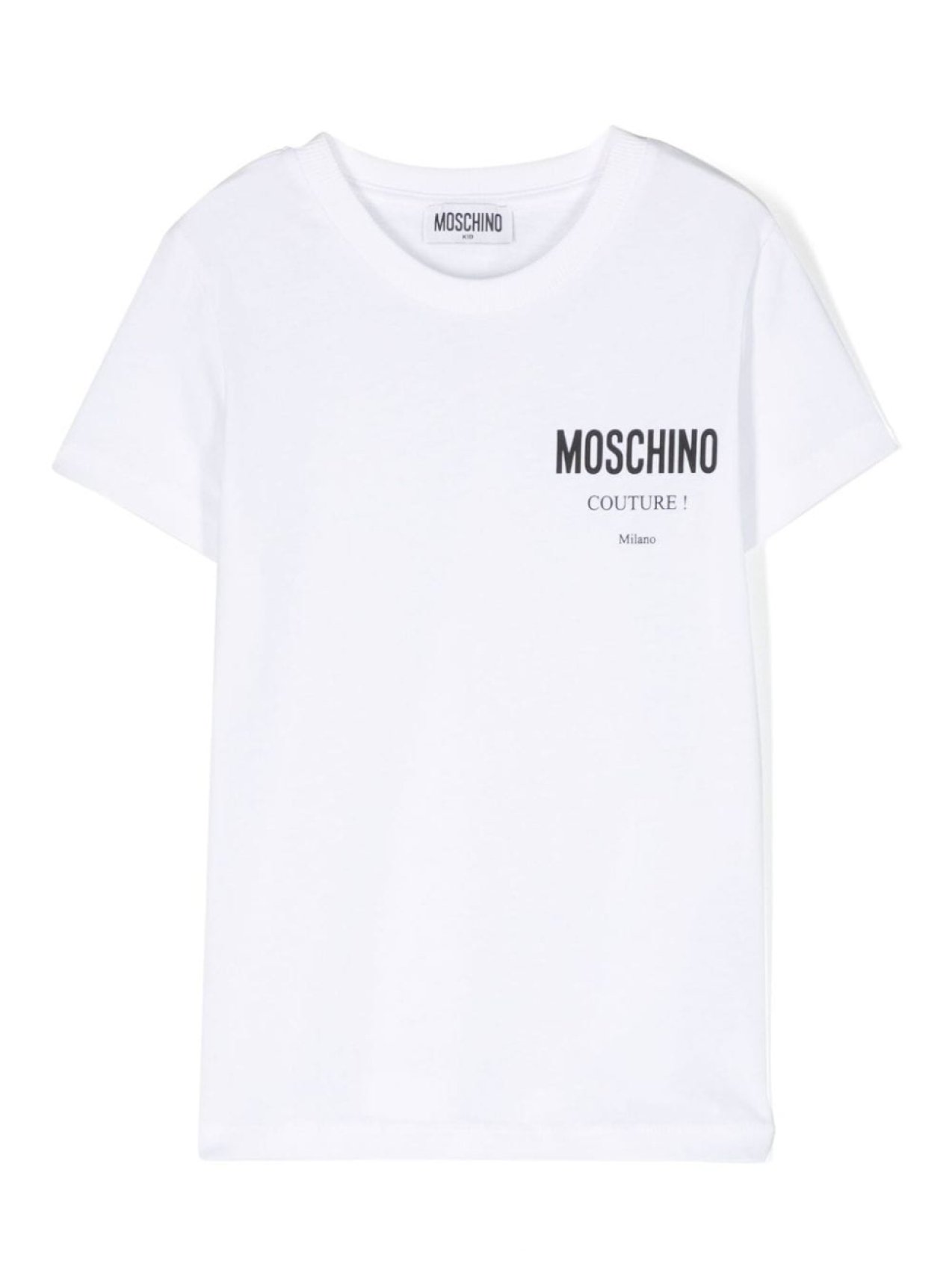 

Moschino Kids футболка с логотипом, белый