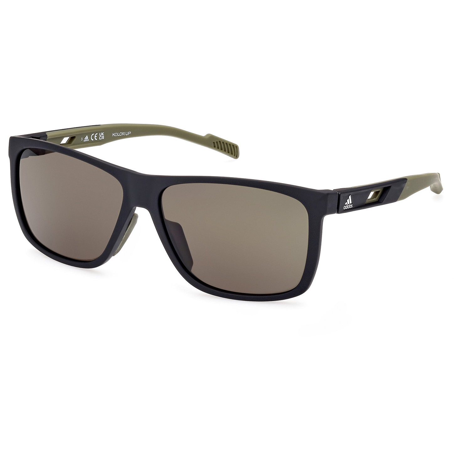 Солнцезащитные очки Adidas SP0067 Cat 3, матовый черный солнцезащитные очки adidas белый