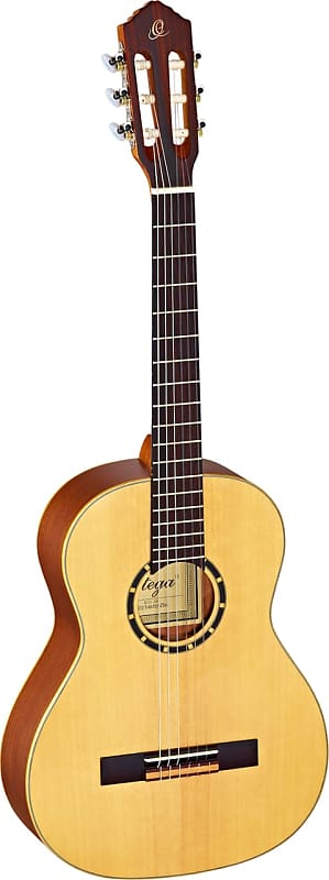 Акустическая гитара Ortega Guitars R121-3/4 Family Series 3/4 Body Size Nylon 6-String Guitar w/ Free Bag, Spruce Top and Mahogany Body, Satin Finish акустическая гитара ortega guitars 6 string family series 3 4 size nylon classical guitar with bag right handed spruce top natural satin