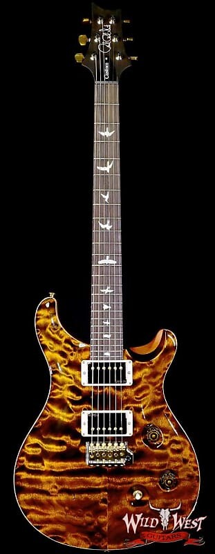 

Электрогитара Paul Reed Smith PRS Wood Library 10 Top Quilt Custom 24 Brazilian Rosewood Fingerboard Yellow Tiger