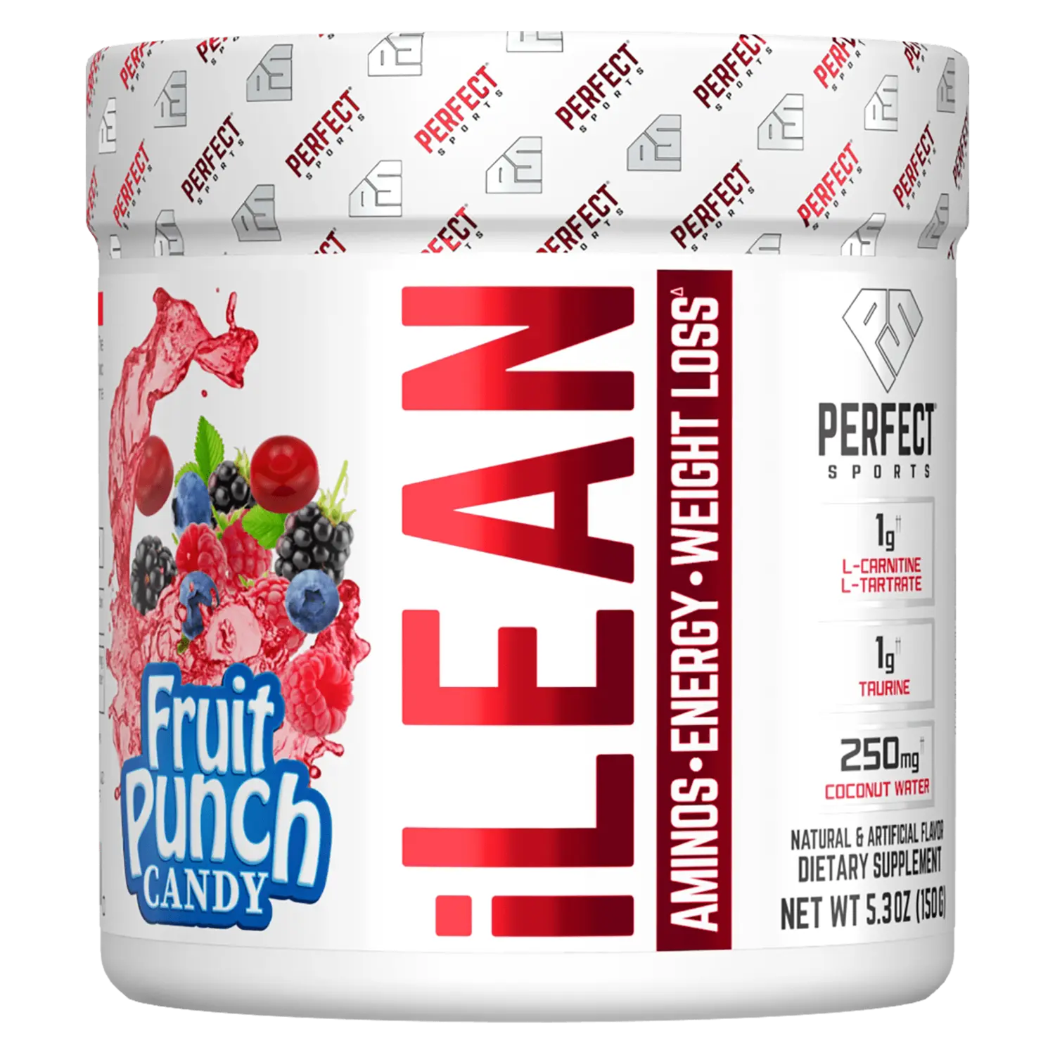 

ILean, конфеты с фруктовым пуншем, 150 г (5,3 унции), Perfect Sports